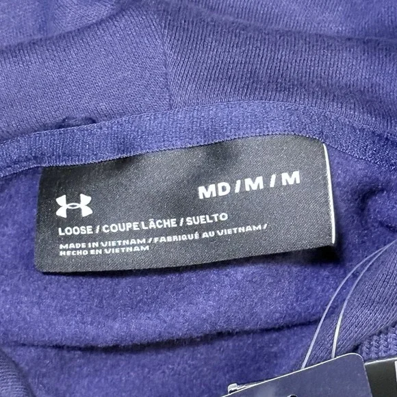 Notre Dame Fighting Irish Men's M Loose Fit Navy Graphic NCAA Pullover Hoodie - Picture 3 of 11